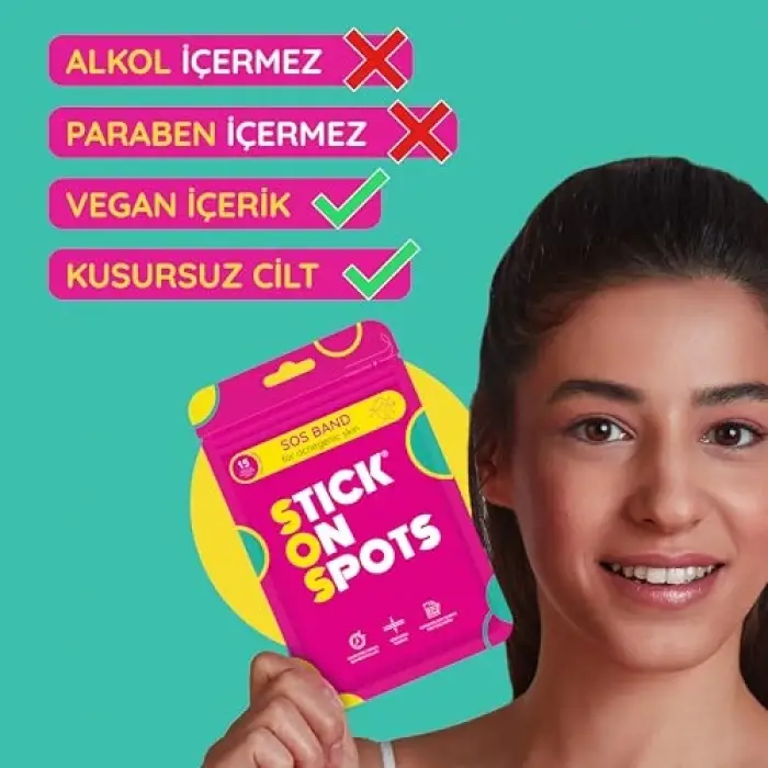 SOS Band Sivilce/Akne Bandı 15 Parça