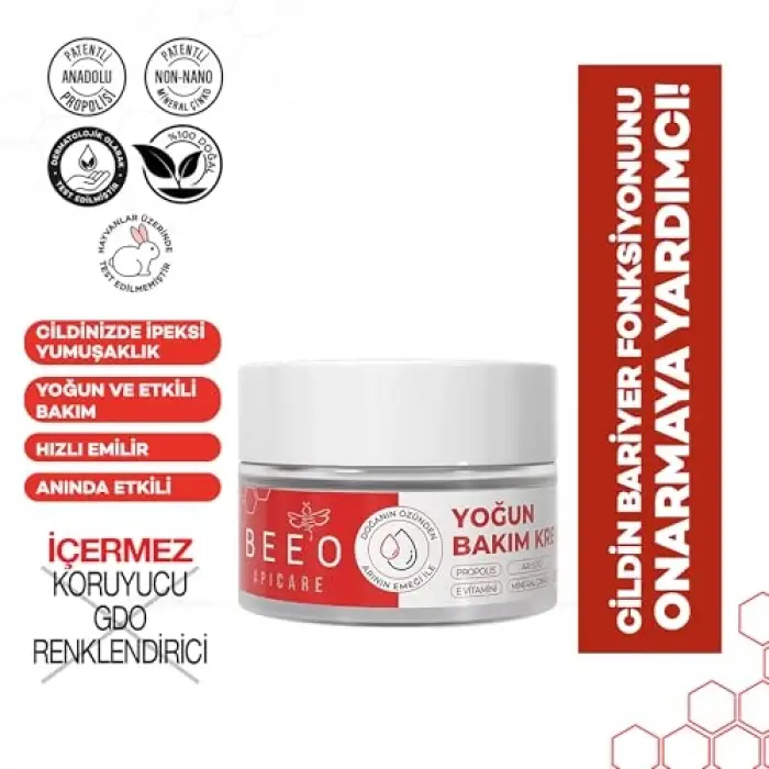 S.O.S Yoğun Bakım Kremi, Propolis, Arı Sütü, E Vitamini, 15 ml