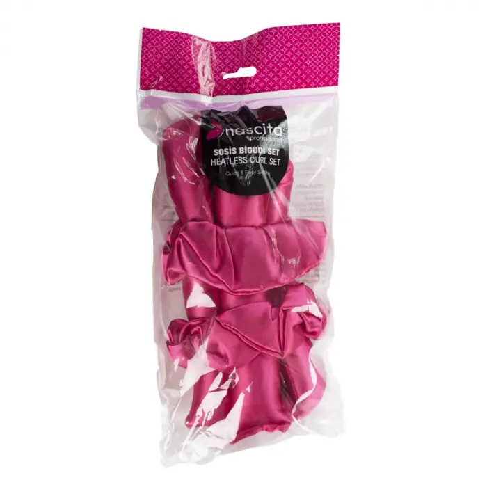 Sosis Bigudi 3lü Set Pembe - 63