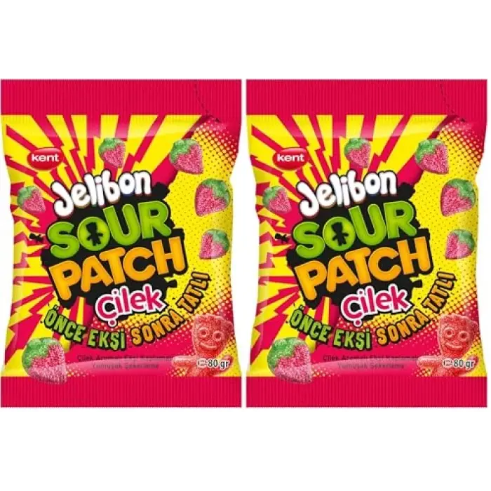 Sour Patch Kids Çilek Aromalı Şekerleme 80g