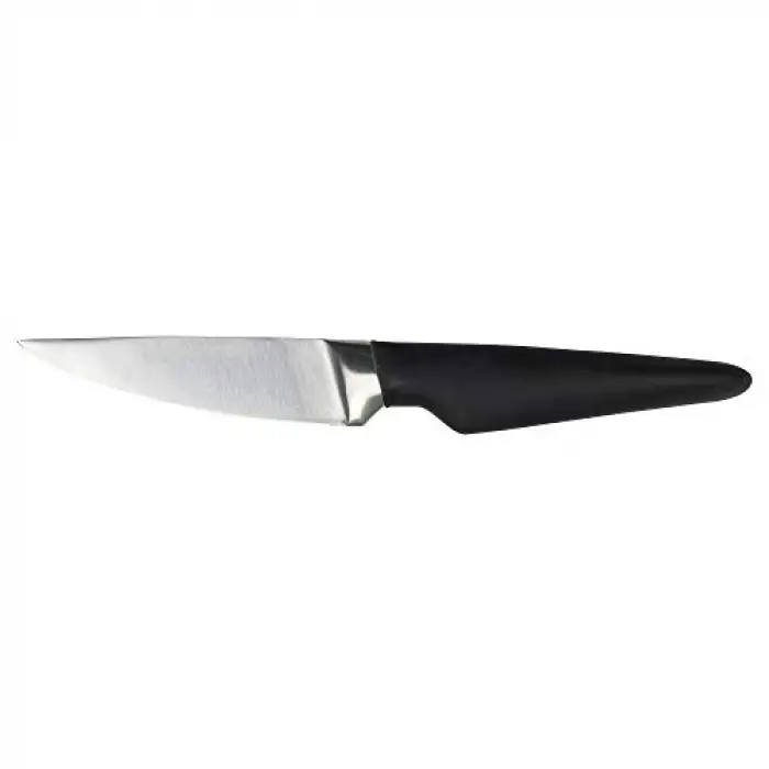 Soyma bıçağı; paslanmaz çelik-siyah, 9 cm