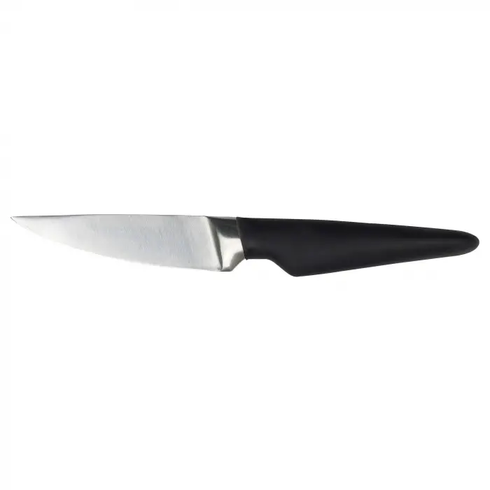 Soyma bıçağı; paslanmaz çelik-siyah, 9 cm