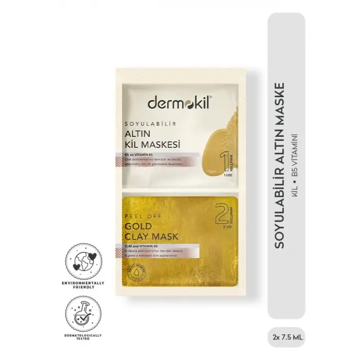 Soyulabilir Altın Maske 2x 7.5 ml