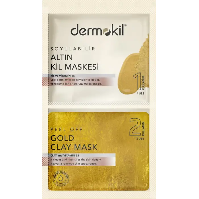 Soyulabilir Altın Maske 2x 7.5 ml