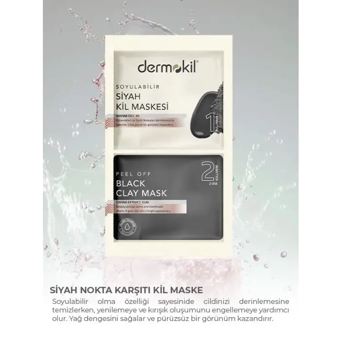 Soyulabilir Siyah Maske 2x7.5 ml