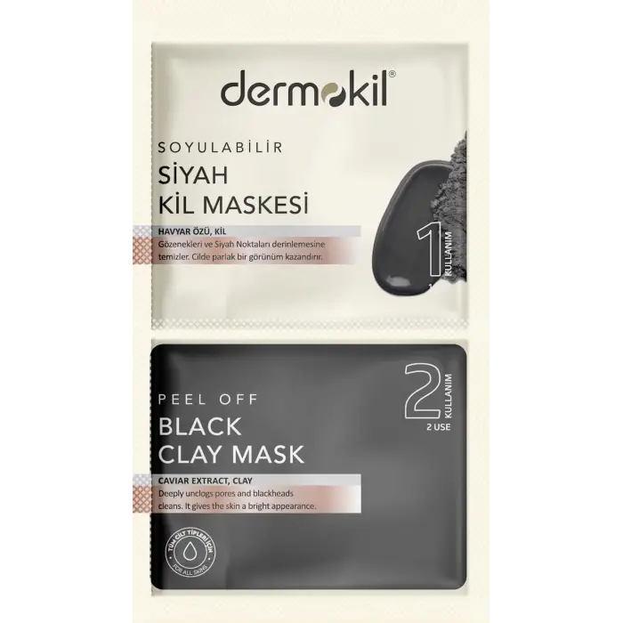 Soyulabilir Siyah Maske 2x7.5 ml
