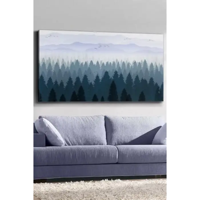 Soyut Orman Kanvas-canvas Tablo, 65 x 45