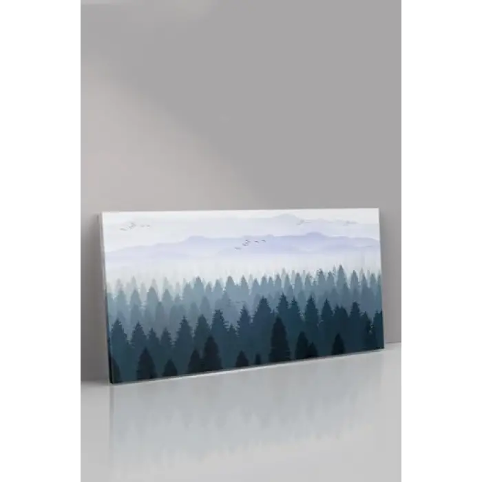 Soyut Orman Kanvas-canvas Tablo, 65 x 45