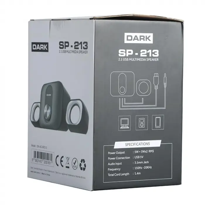 SP-213 11W RMS 2+1 Multimedia Speaker Hoparlör (DK-AC-SP213)
