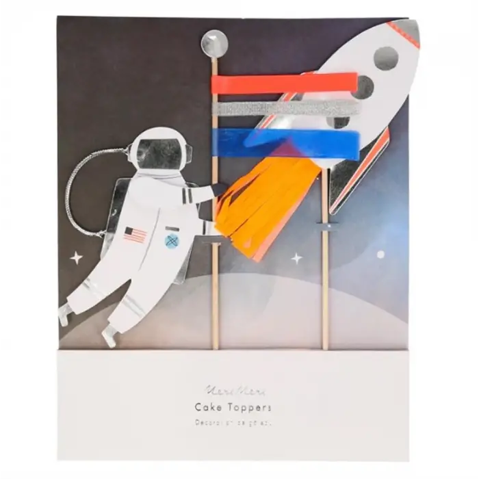 Space Cake Topper Uzay Pasta Süsü
