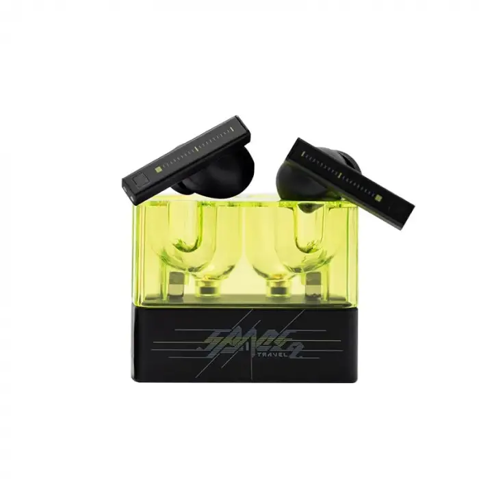 Space Travel 2 True Wireless Headphone (Tws) | Black Green