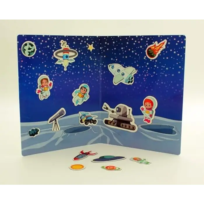 Space World Manyetik Hikaye Oluşturma Kutu Oyunu