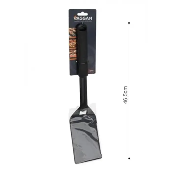 Spatola Paslanmaz Çelik Barbekü Barbekü Siyah 46 Cm