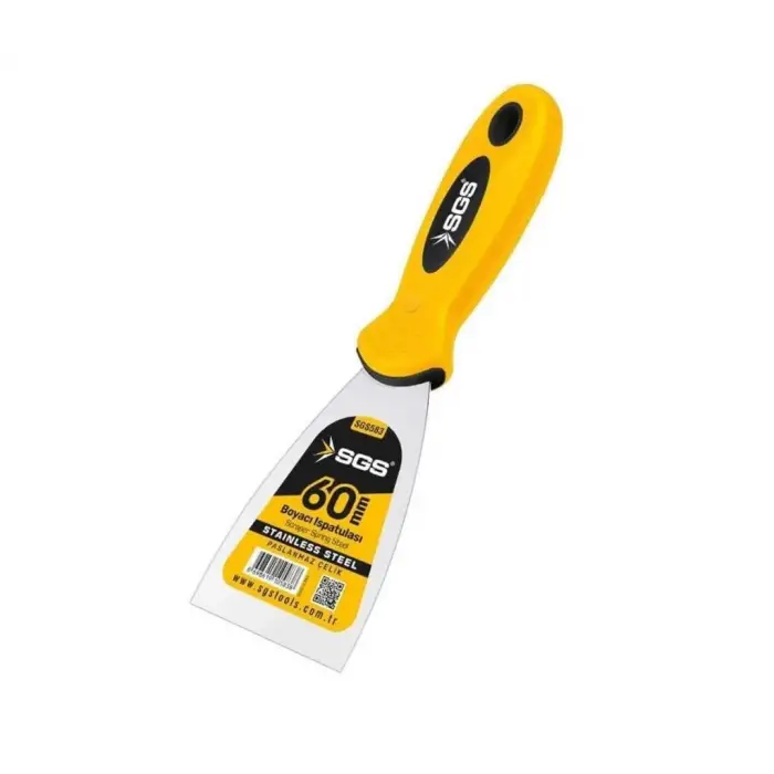 Spatula, Paslanmaz Çelik, 60 mm