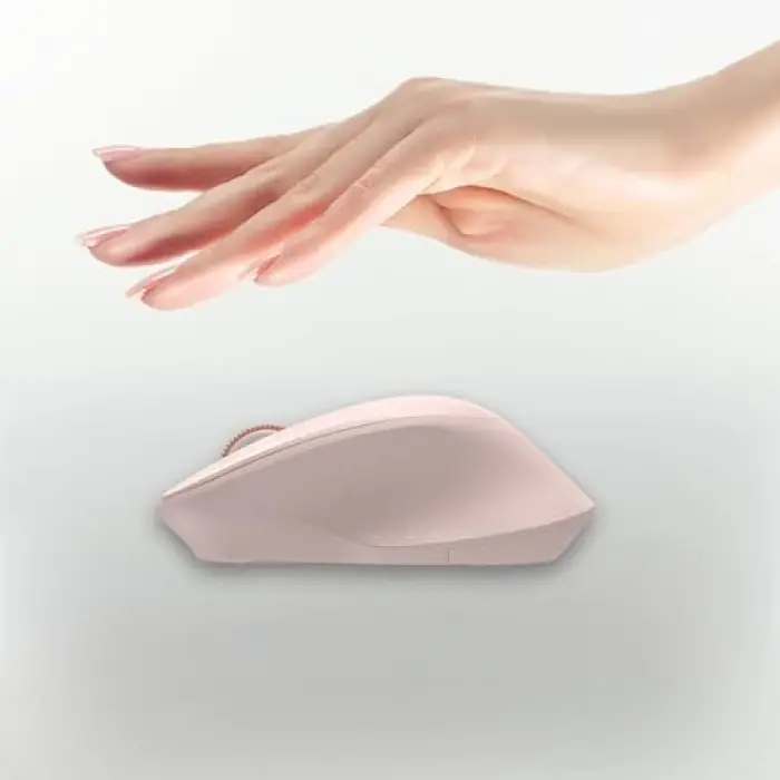 SPK7448 Kablosuz Bluetooth 1600DPI 4 Tuşlu Optik Sessiz Mouse Pembe