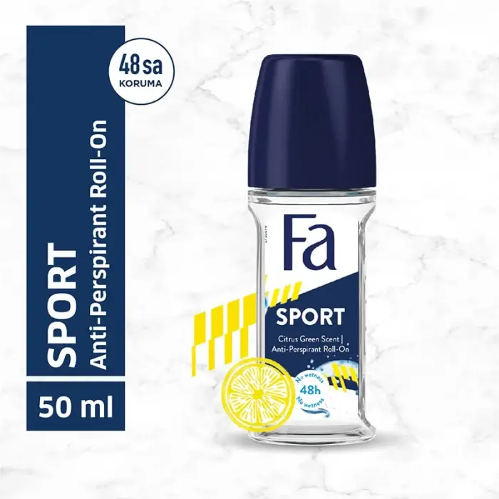 Sport Erkek Roll-On 50 ml Turunçgil Aromalı 1 Adet