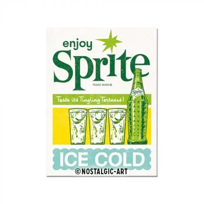 Sprite - Ice Cold Buzdolabı Magneti 6 x 8 cm