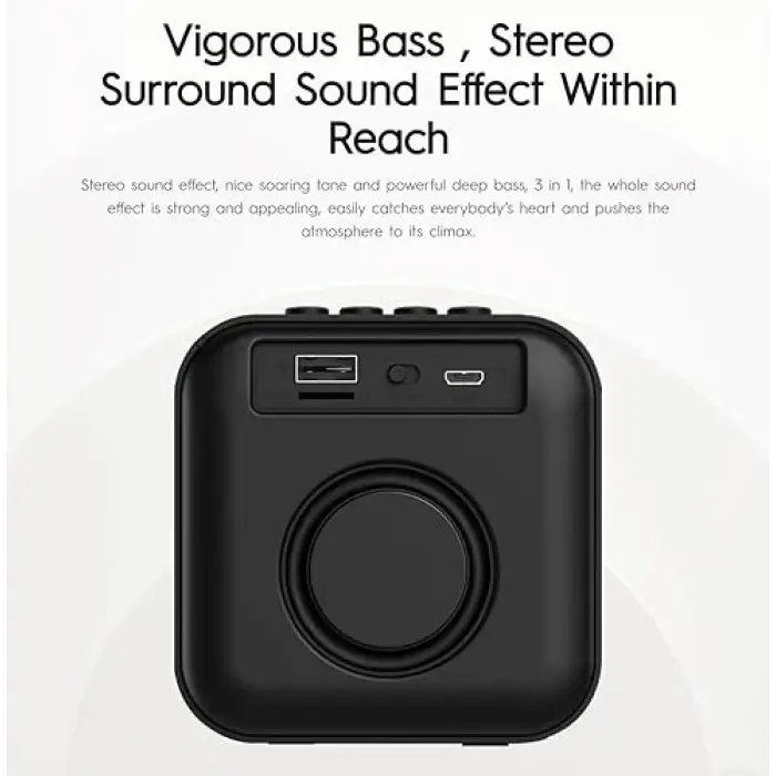 Square S1 Bluetooth kablosuz mono hoparlör, dahili mikrofon