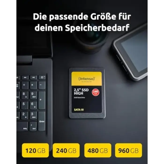 Ssd 2.5 inç Sata 3 120 GB, Siyah