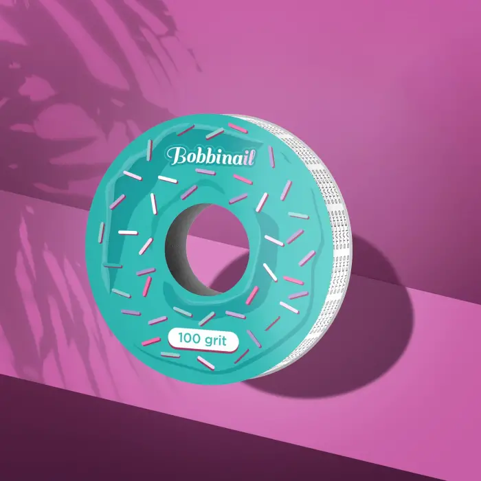 Staleks BobbiNail Zımpara Yedeği Yapışkanlı Yedek Rulo Zımpara 100 Grit
