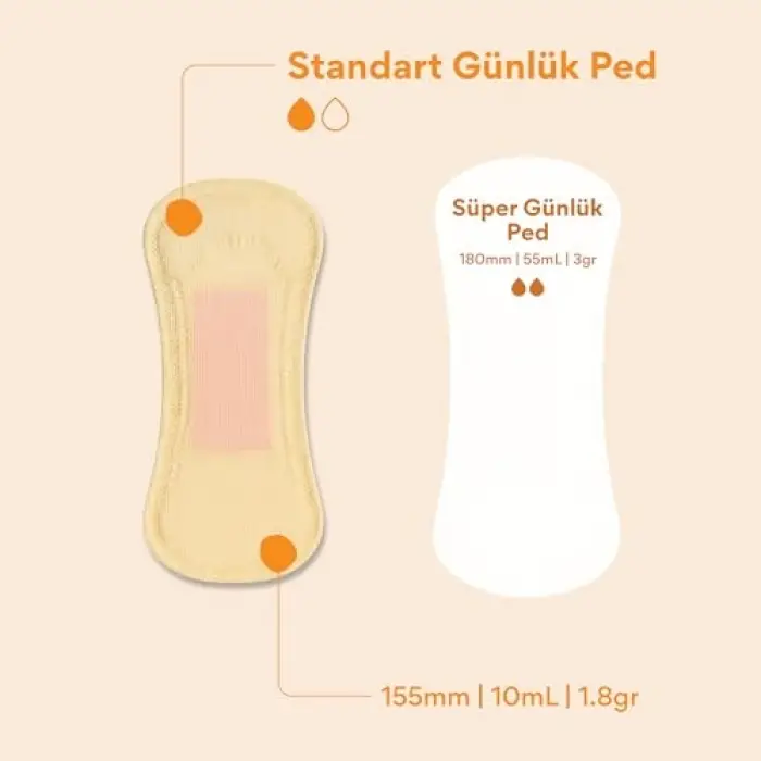 Standart Günlük Ped, 30lu