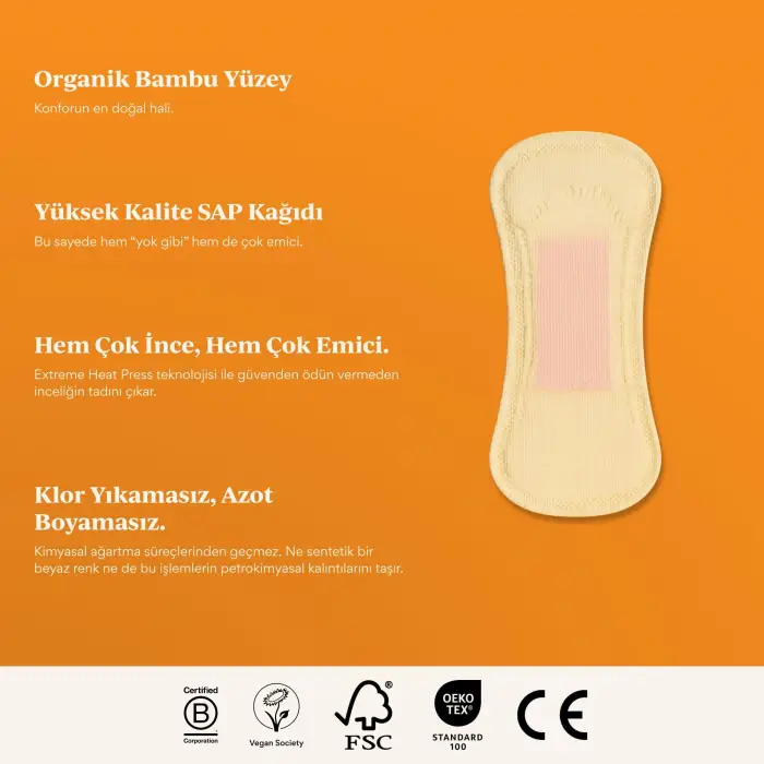 Standart Günlük Ped, 30lu