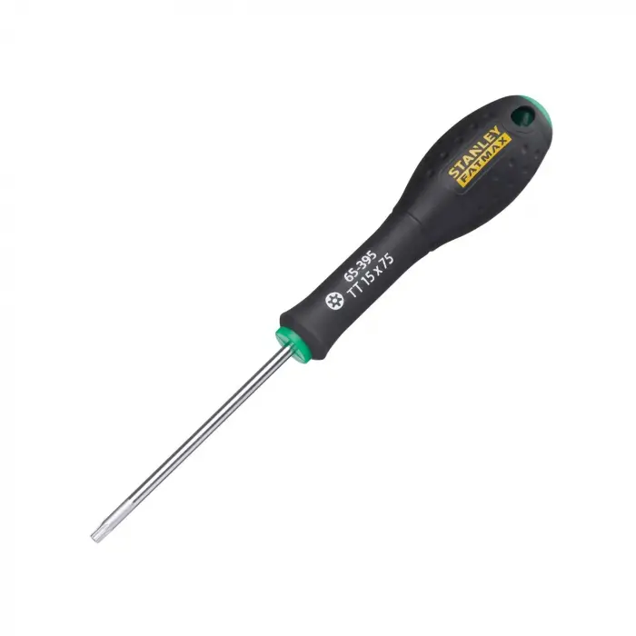 Stanley - Tornavida Torx, Tt10, 75 Mm Schwertlaenge, Krom-Vanadyum, Ergonomik Soft Handgr, 0-65-395