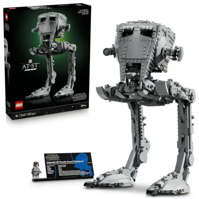 Star Wars AT-ST Walker 75417 Koleksiyonluk Model Yapım Seti, 1513 Parça