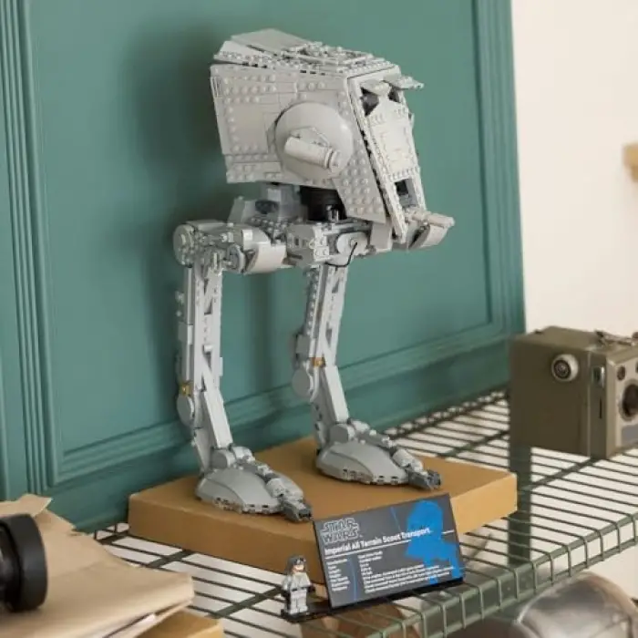 Star Wars AT-ST Walker 75417 Koleksiyonluk Model Yapım Seti, 1513 Parça