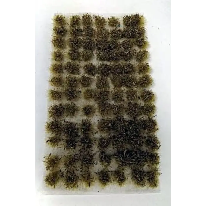 Statik Çim Öbeği 6,5 mm Kurumuş Çiçekli Diorama