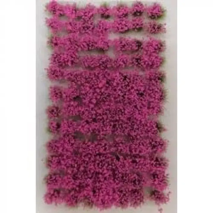 Statik Çim Öbeği 6,5 mm Pembe Çiçekli