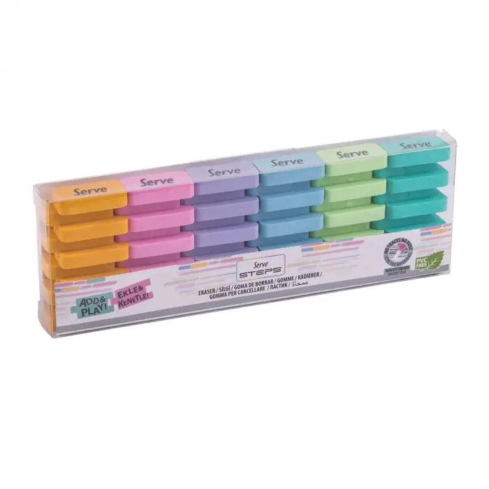 Steps Silgi Pastel 6li Pet