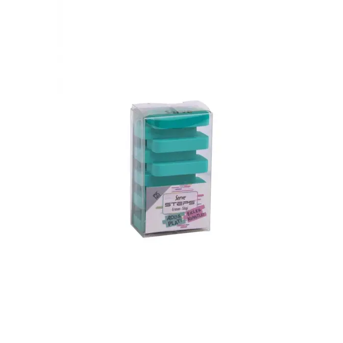 Steps Silgi Pastel Nane Yeşili Tekli Pet