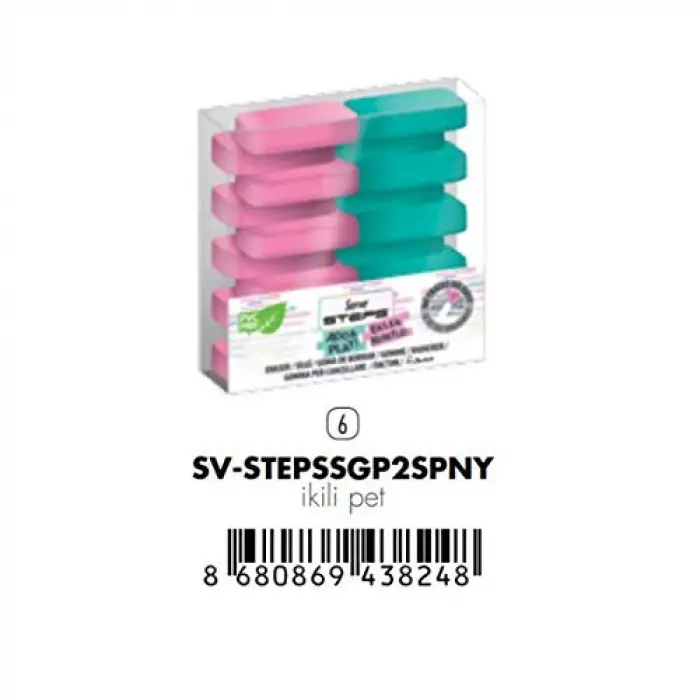 Steps Silgi Pastel Spmb-Nysl 2li Pet