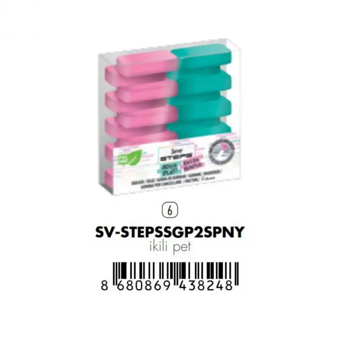Steps Silgi Pastel Spmb-Nysl 2li Pet