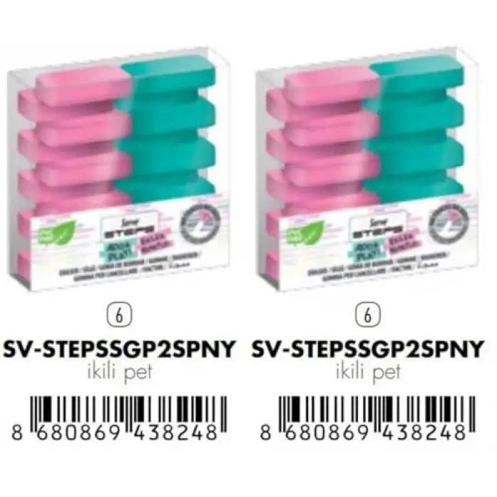 Steps Silgi Pastel Spmb-Nysl 2li Pet