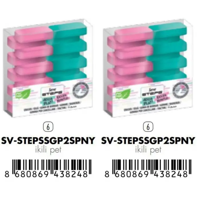 Steps Silgi Pastel Spmb-Nysl 2li Pet