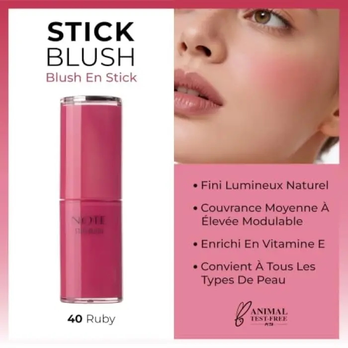 Stick Blush Nemlendirici Yumuşak Stick Allık - 40 Ruby