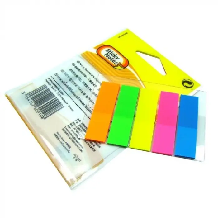 Sticky Notes 12 x 44 mm Ayıraç - 100 Etiket