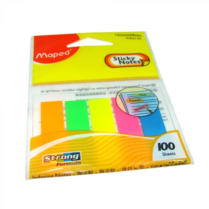 Sticky Notes 12 x 44 mm Ayıraç - 100 Etiket