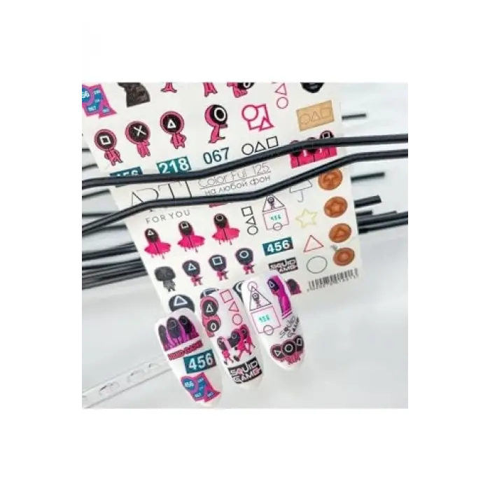 Stiker Arti Color Ful 125 Squid Games