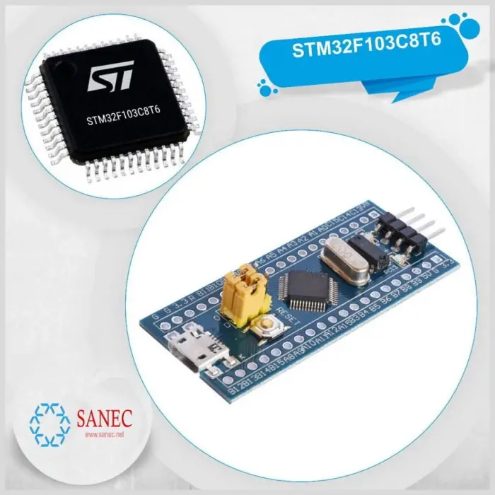 STM32F103C8T6 Geliştirme Devre Kart Modülü