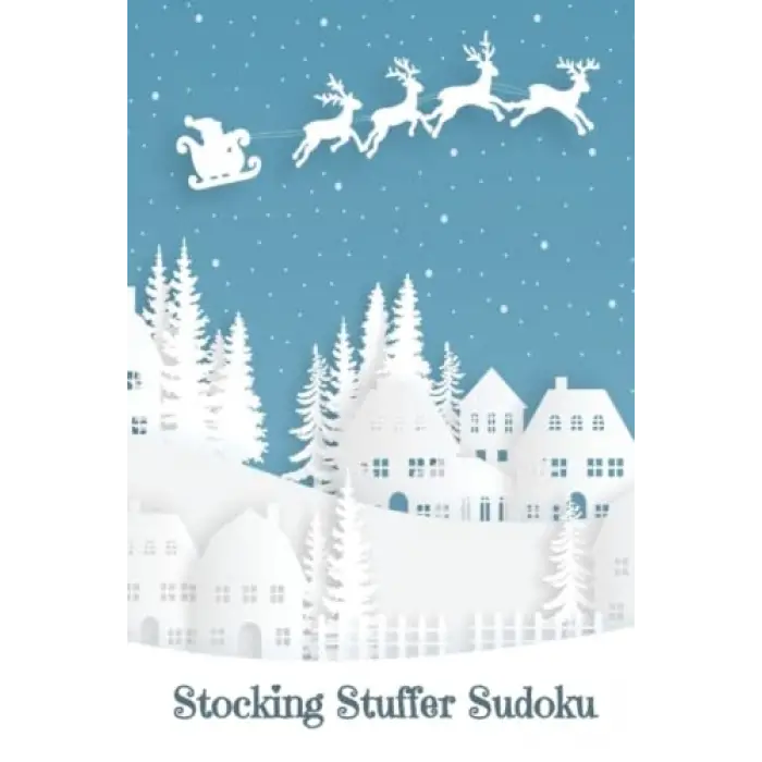 Stocking Stuffer Sudoku 6x9 160 Pages: 320 Easy to Medium Puzzles