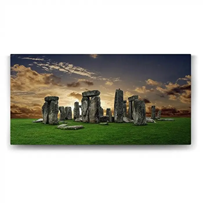 Stonehenge Taşları Tablosu, 160x80 cm