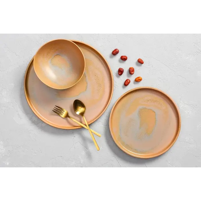 Stoneware Savanna 3 Parça Tek Kişilik Yemek Takımı