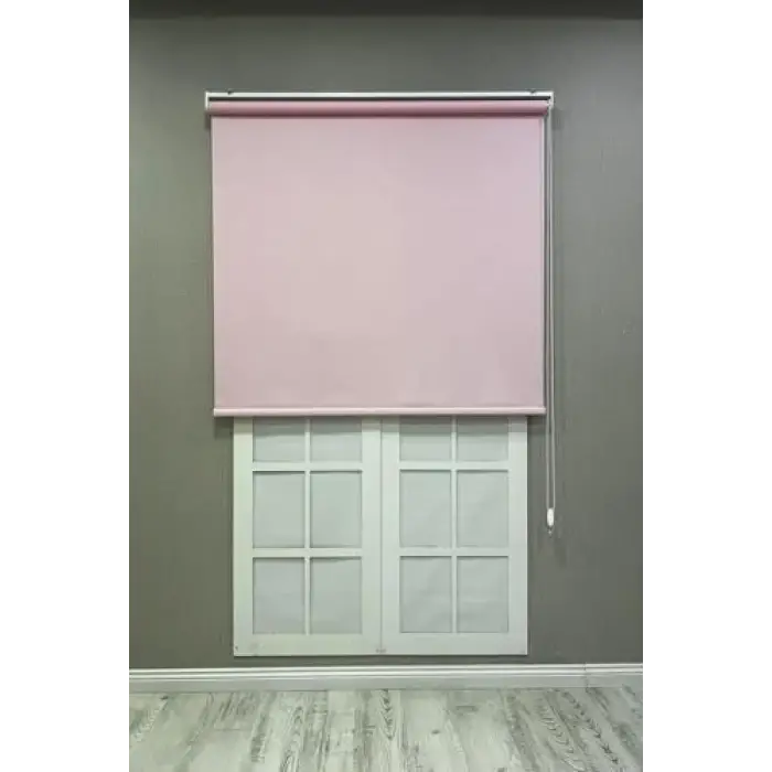 Stor Perde, İthal Mat Polyester Pembe p1130, Pembe, 80 x 200
