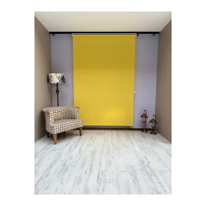 Stor Perde İthal Mat Polyester Sarı P1680 100 x 200
