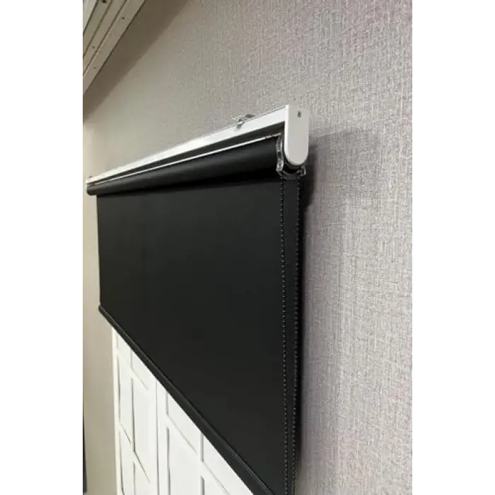 Stor Perde, İthal Mat Polyester, Siyah, 60 x 200