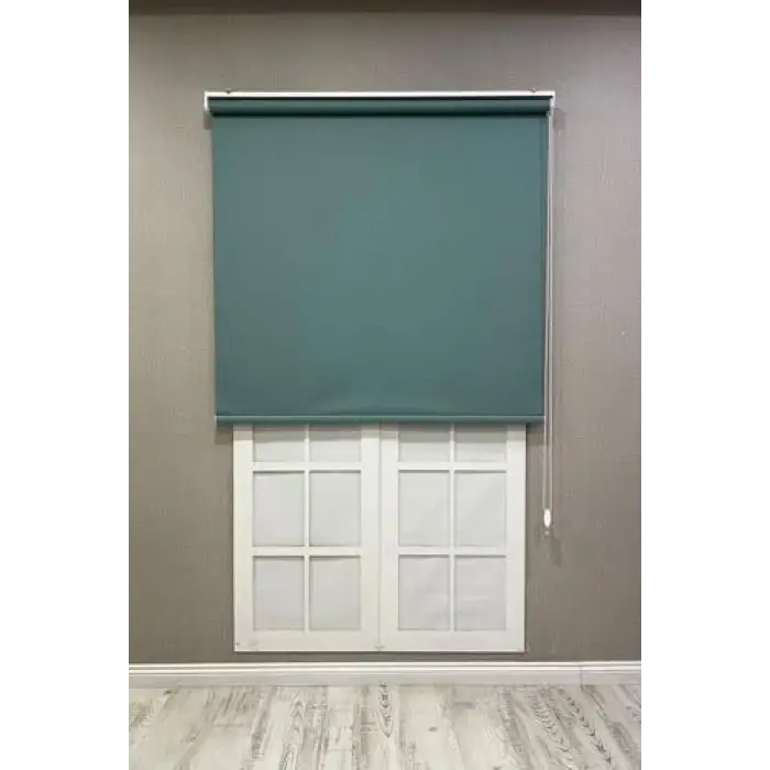 Stor Perde, İthal Mat Polyester, Yeşil p1380, Yeşil, 60 x 200
