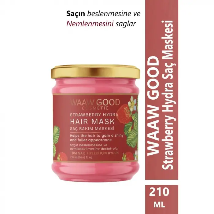 Strawberry Hydra Saç Bakım Maskesi, Saç Kremi, 210 Ml